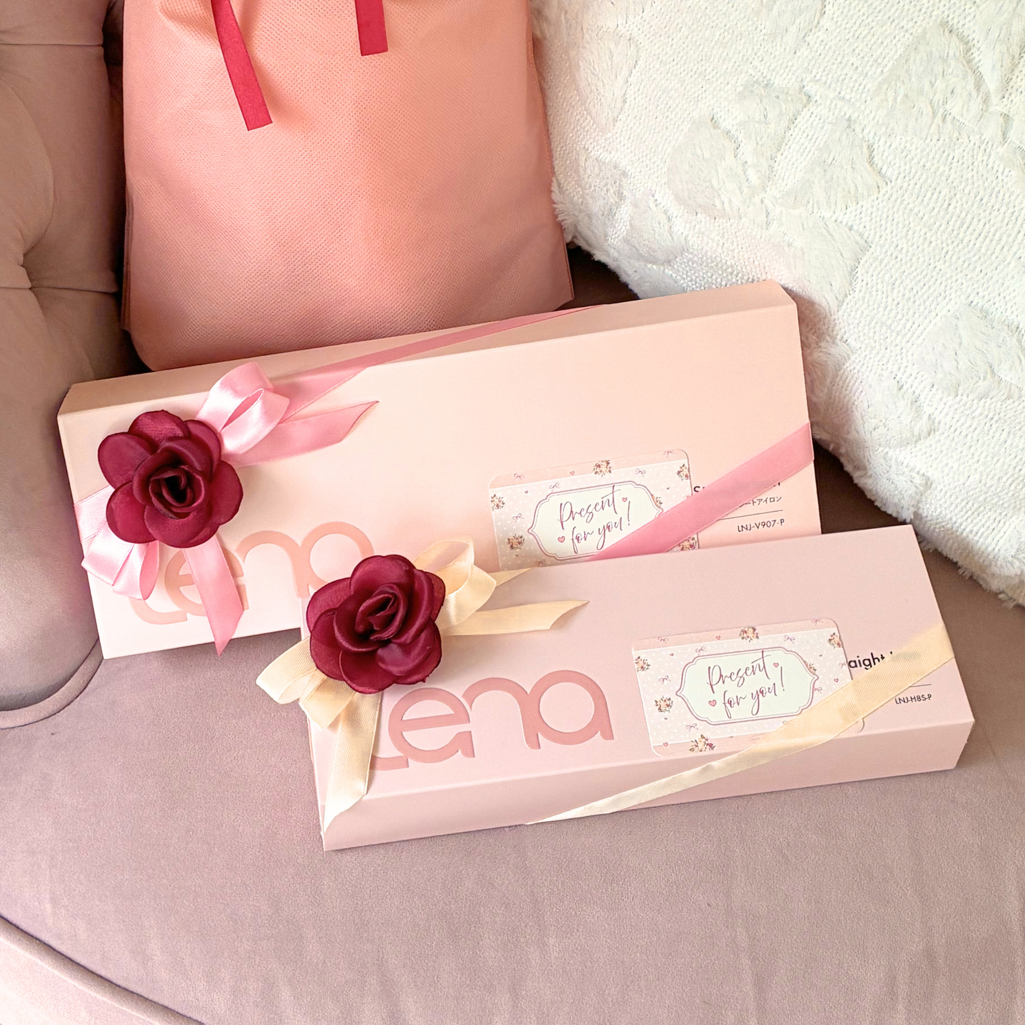 リナ ワイド×ミニストレートアイロン 2本セット